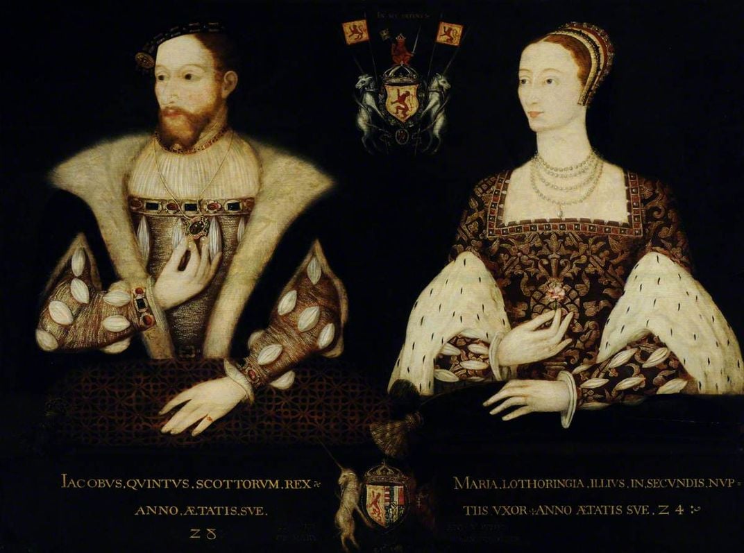 James V of Scotland and his wife, Mary of Guise